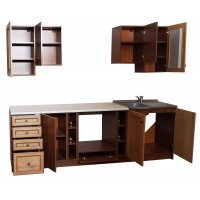Bucatarie NIKA RAMKA A PIN 250, Genarom, Front MDF Infoliat, OUTLET